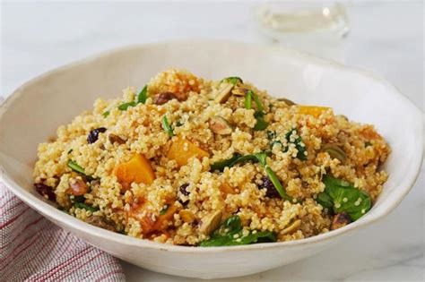 quinoa-with-roasted-butternut-squash-food-network image