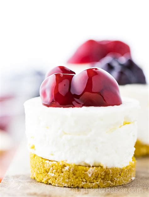 the-best-no-bake-mini-cheesecakes-the-unlikely image
