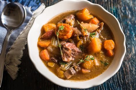 crock-pot-autumn-vegetable-beef-stew-with-bacon image