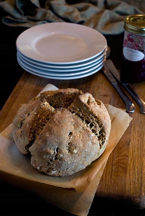 brown-soda-bread-with-molasses-uncle-jerrys-kitchen image