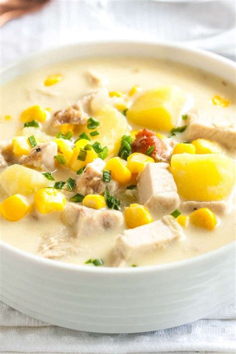 creamy-leftover-turkey-soup-easy-turkey-corn image