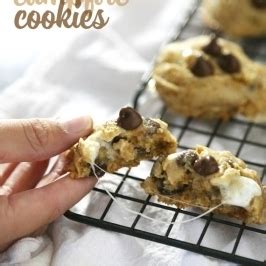 campfire-cookies-easy-smores-cookie-recipe-with image