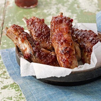 glazed-country-ribs-recipe-country-living image