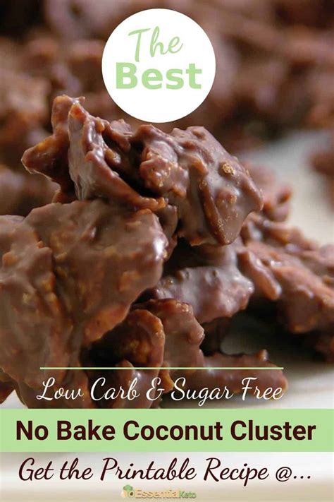no-bake-almond-and-coconut-clusters-easy-keto image