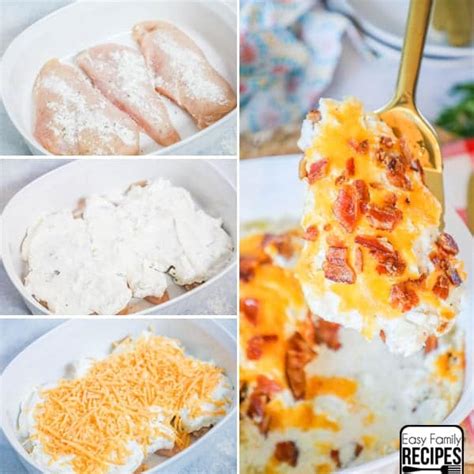 the-best-chicken-bacon-ranch-casserole-easy-family image