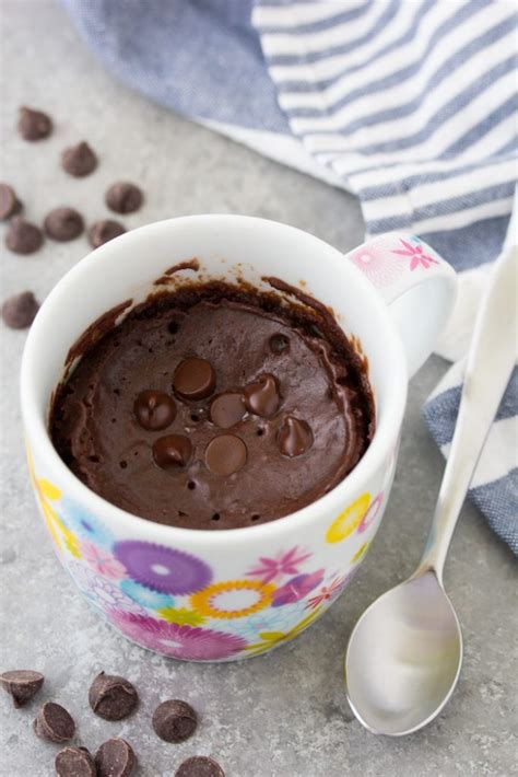 chocolate-mug-cake-fudgy-cooks-in-1-minute image