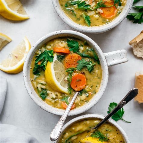 lemon-rice-soup-vegan-crowded-kitchen image