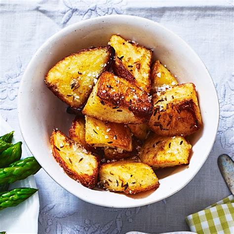 spicy-roast-potatoes-dinner-recipes-woman-home image