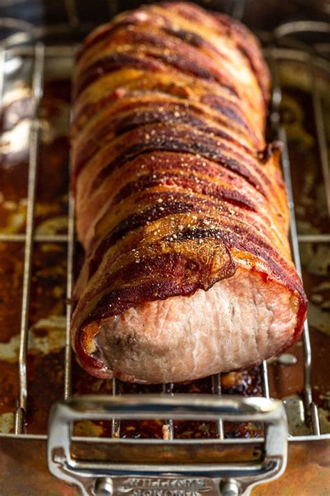 bacon-wrapped-pork-loin-so-flavorful-cookthestory image