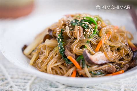 best-japchae-korean-glass-noodles image