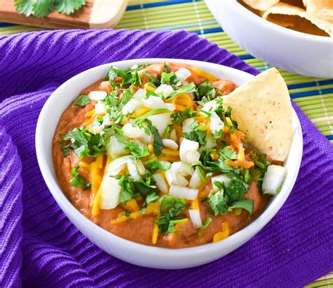 cheesy-refried-bean-dip-with-salsa-fox-valley-foodie image
