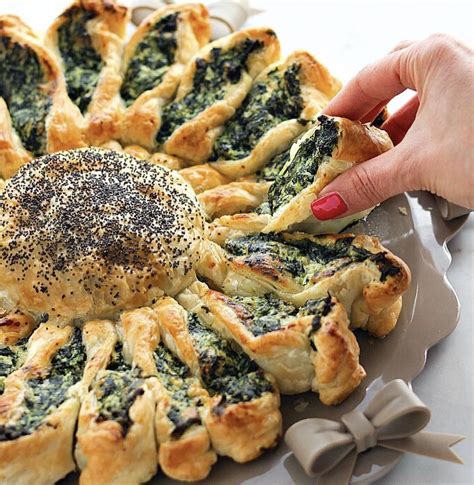 sunflower-spinach-puff-pastry-tart-the-feedfeed image