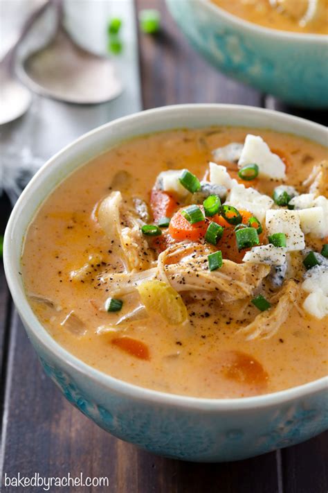 slow-cooker-cheesy-buffalo-chicken-soup-baked-by image