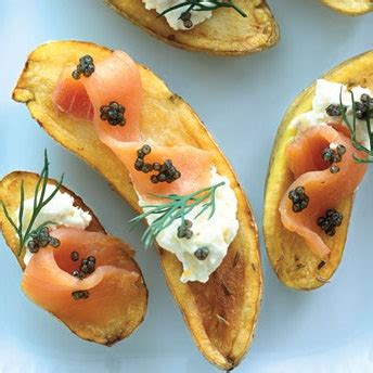 cumin-roasted-potatoes-with-caviar-and-smoked-salmon image