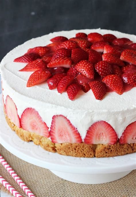 easy-strawberry-shortcake-cheesecake-life-love-and-sugar image