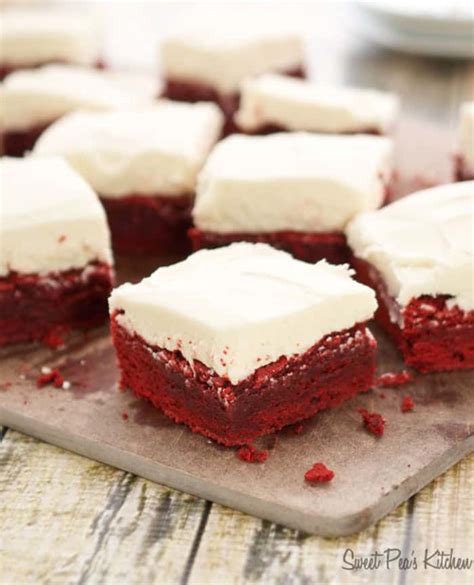 red-velvet-brownies-with-white-chocolate-buttercream image