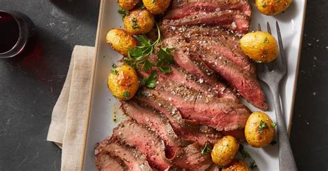 oven-roasted-flank-steak-recipe-yummly image