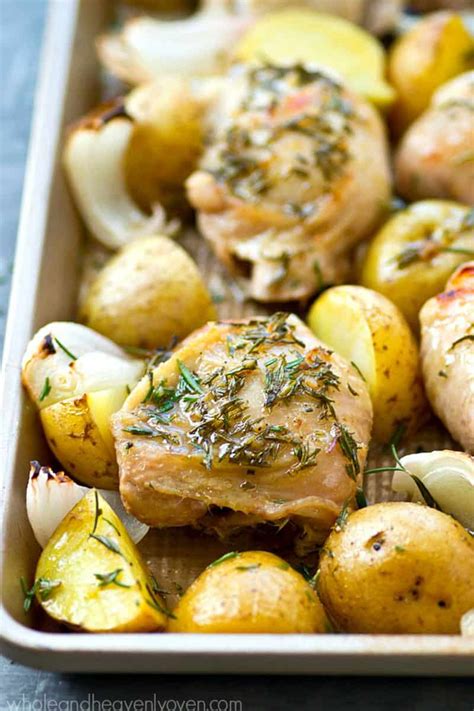 one-pan-rosemary-roast-chicken-potatoes image