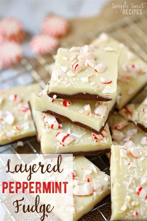 chocolate-peppermint-layered-fudge-simple-sweet image