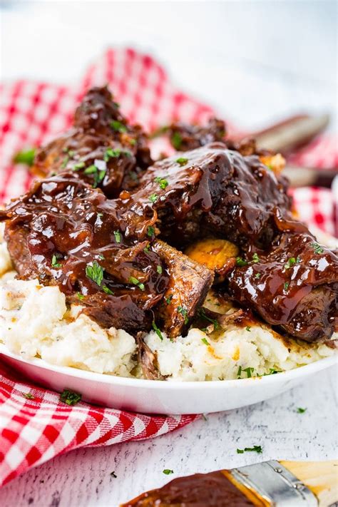 instant-pot-short-ribs-with-sticky-bbq-sauce-oh image