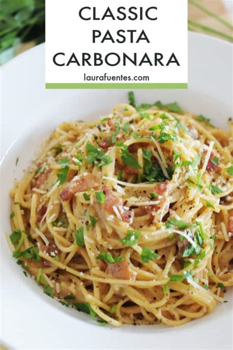 the-best-spaghetti-carbonara-sauce-recipe-laura-fuentes image