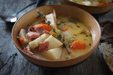 creamy-hearty-ham-bone-potato-soup image