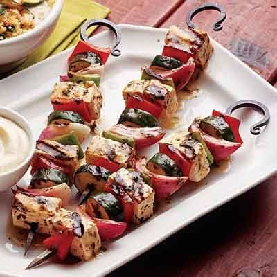 tofu-vegetable-kabobs-with-mustard-dipping-sauce image