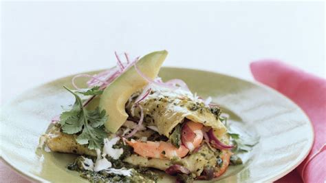 shrimp-and-cotija-enchiladas-with-salsa-verde-and-crema image