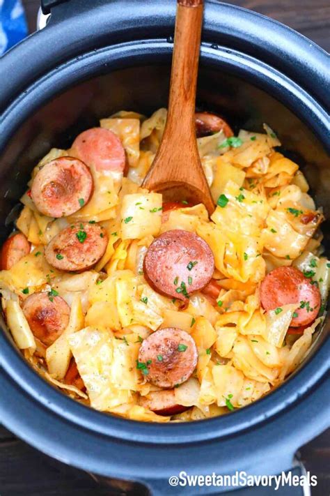 slow-cooker-cabbage-and-sausage-video-sweet image