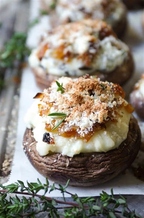 cheesy-mashed-potato-and-herb-stuffed-mushrooms image