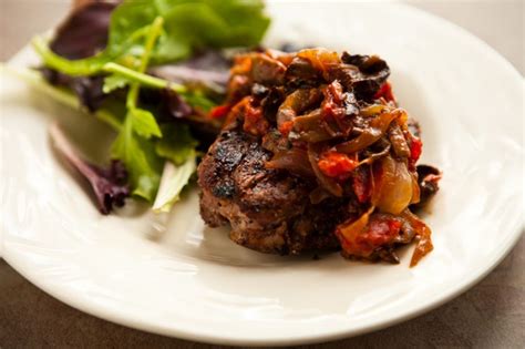 grilled-steak-with-tomato-mushroom-sauce-eclectic image
