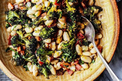 lemon-broccoli-with-beans-and-bacon-a-farmgirls-dabbles image
