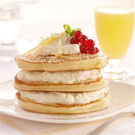 lemon-ricotta-pancakes-with-lemon-ricotta-cream image
