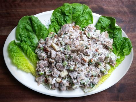 easy-smoked-turkey-salad-recipe-alton-brown image