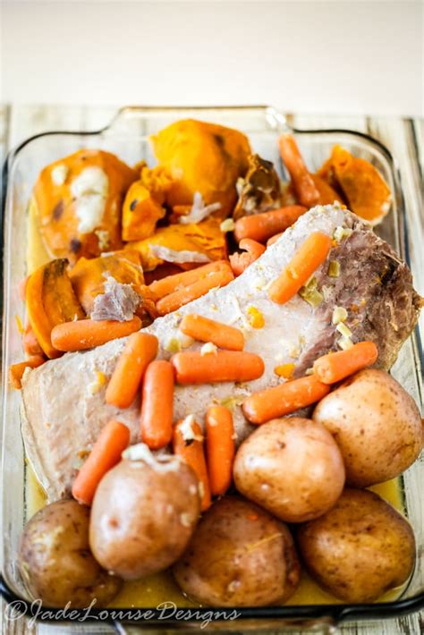 easy-crockpot-pork-roast-dinner-with-only-5-ingredients image