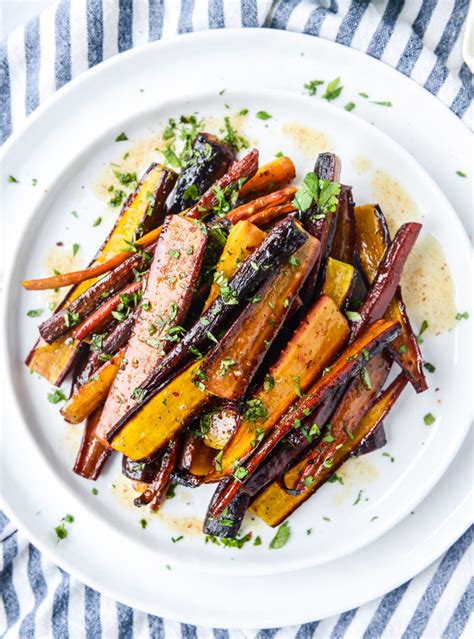 pomegranate-roasted-carrots-with-feta-and-brown image