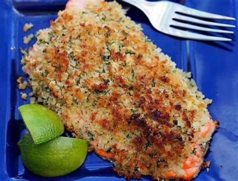 ginger-and-lime-crusted-salmon-recipe-rocky image