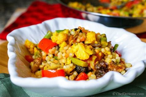 curried-israeli-couscous-recipe-chefdehomecom image
