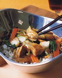 stir-fried-pork-with-carrots-and-bok-choy-food-wine image