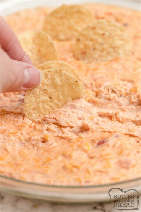 cheesy-salsa-dip-butter-with-a-side-of-bread image