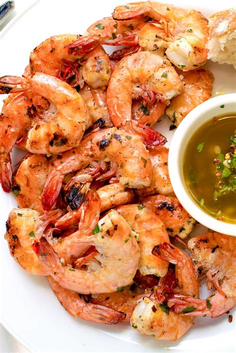 grilled-shrimp-scampi-with-lemon-garlic-butter-striped image