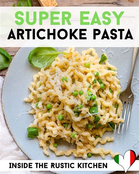 artichoke-pasta-simple-10-minute-recipe-inside-the image