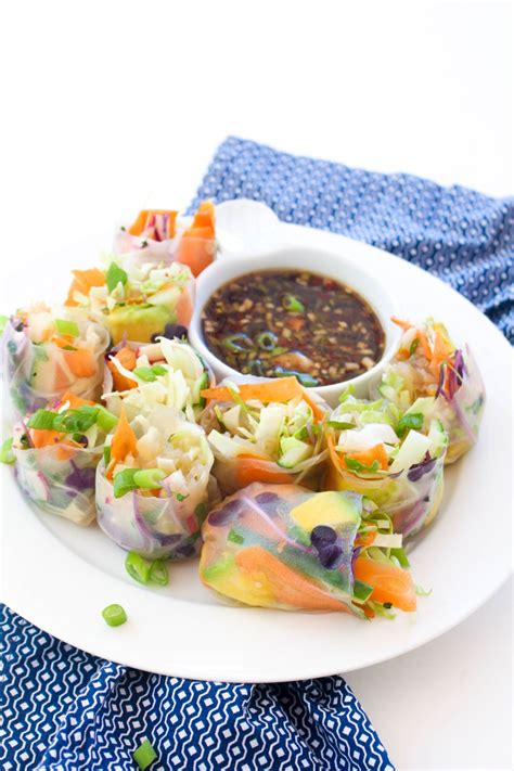easy-vegetable-summer-rolls-recipe-diyscom image