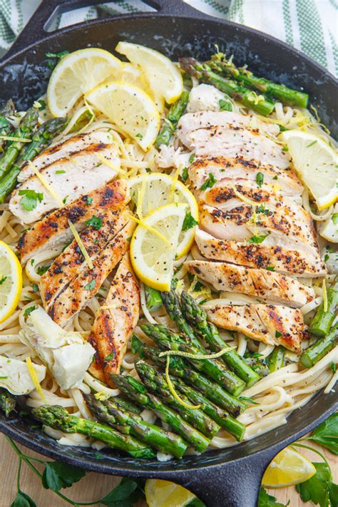 creamy-lemon-grilled-chicken-asparagus-and image