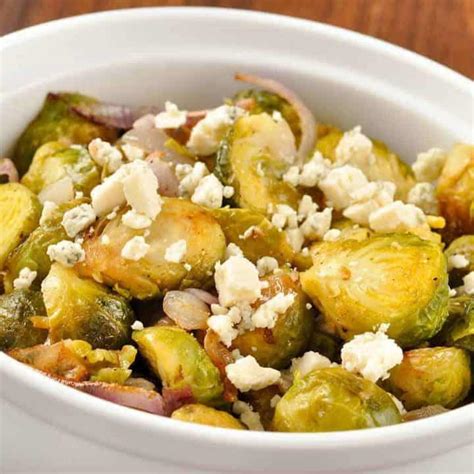 roasted-brussels-sprouts-with-blue-cheese-mygourmetconnection image