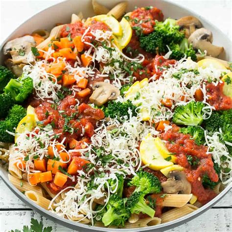 healthy-pasta-primavera-recipe-healthy-fitness-meals image