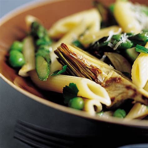 penne-with-asparagus-and-artichokes-recipe-ann image