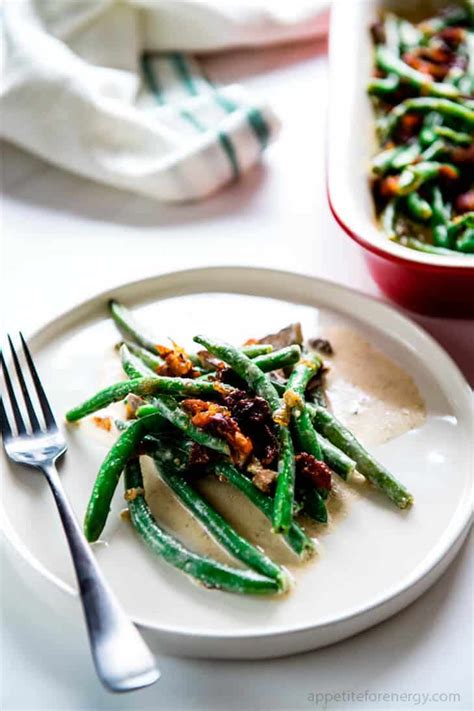 sauted-green-beans-in-bacon-cream-sauce-appetite image