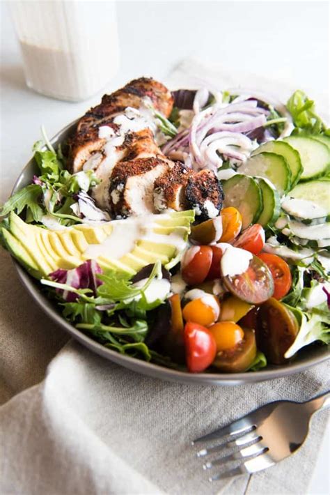 grilled-cajun-chicken-salad-with-creamy-cajun-dressing image