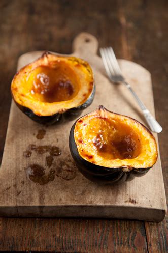baked-acorn-squash-with-brown-sugar-and-butter image